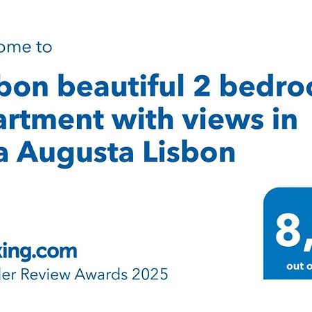 Lisbon Beautiful 2 Bedroom Apartment With Views In Rua Augusta Lisboa Exteriör bild