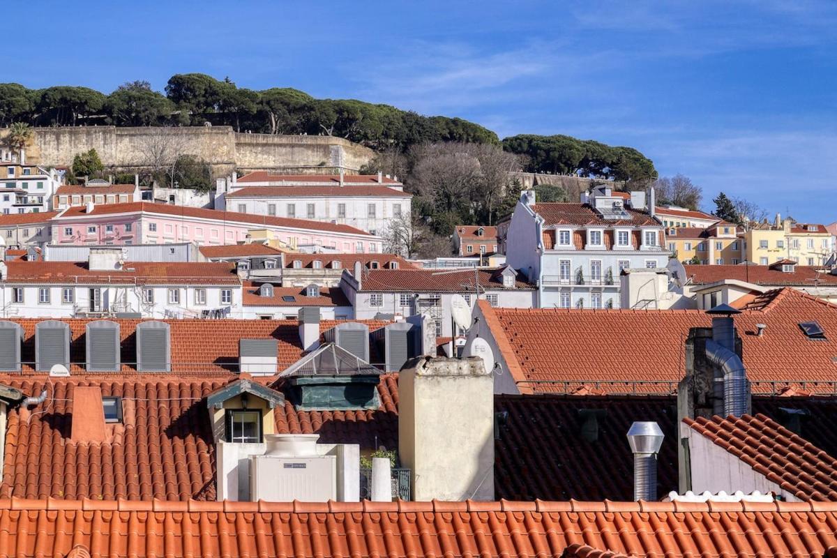 Lisbon Beautiful 2 Bedroom Apartment With Views In Rua Augusta Lisboa Exteriör bild